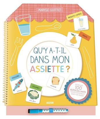 Couverture du livre « Qu'y a-t-il dans mon assiette ? » de Maryse Guittet aux éditions Philippe Auzou