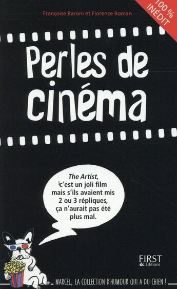 Couverture du livre « Perles du cinéma » de Francoise Baroni et Florence Roman aux éditions First