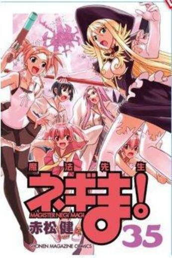 Couverture du livre « Negima Tome 35 » de Ken Akamatsu aux éditions Pika