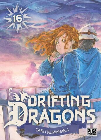 Couverture du livre « Drifting dragons Tome 16 » de Taku Kuwabara aux éditions Pika