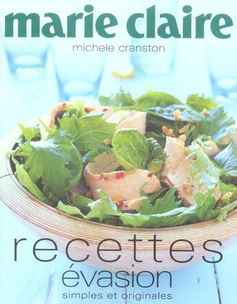 Couverture du livre « Recettes Evasion » de Michele Cranston aux éditions Marie-claire