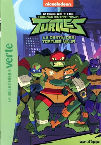 Couverture du livre « Rise of the Teenage Mutant Ninja Turtles - le destin des Tortues Ninja Tome 3 : en chemin vers la gloire » de Nickelodeon aux éditions Hachette Jeunesse