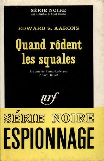 Couverture du livre « Quand rodent les squales » de Aarons Edward S. aux éditions Gallimard