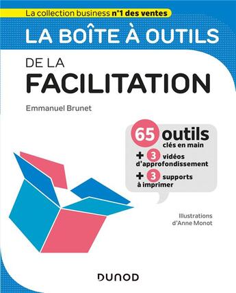 Couverture du livre « La boîte à outils : de la facilitation » de Emmanuel Brunet aux éditions Dunod