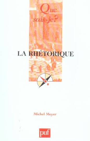 Couverture du livre « Al rhetorique qsj 2133 » de Michel Meyer aux éditions Que Sais-je ?