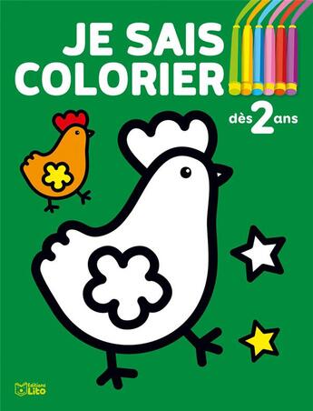 Couverture du livre « Je Sais Colorier La Poule » de  aux éditions Lito