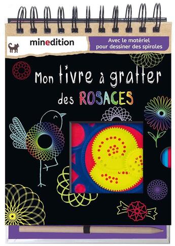 Couverture du livre « Mon livre a gratter rosaces » de Carolin Hensler aux éditions Mineditions