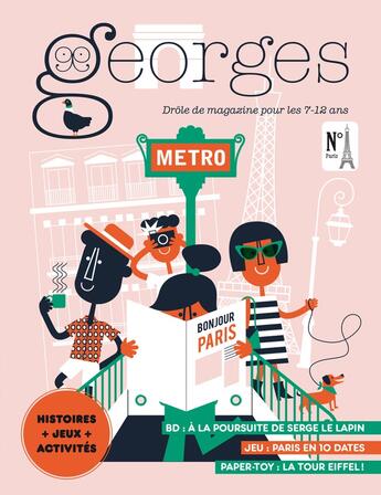 Couverture du livre « Magazine georges n 70 - paris (juin juillet 24) » de Clarke/Constancien aux éditions Maison Georges