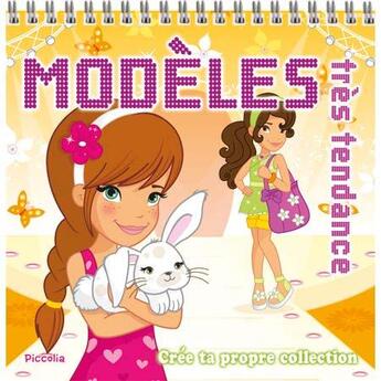 Couverture du livre « Modeles tendance/jaune n 5 » de  aux éditions Piccolia