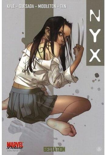 Couverture du livre « Nyx t.1 ; gestation » de Joe Quesada et J Middleton aux éditions Panini