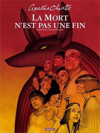 Couverture du livre « La mort n'est pas une fin » de Agatha Christie et Isabelle Bottier et Emmanuel Despujol aux éditions Paquet