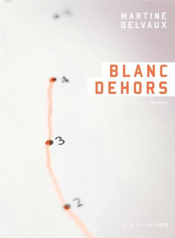 Couverture du livre « Blanc dehors » de Martine Delvaux aux éditions Heliotrope