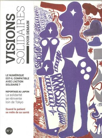 Couverture du livre « Visions solidaires n 2 le numerique 2017/2018 » de  aux éditions Cognacq-jay