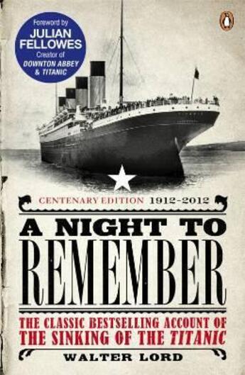 Couverture du livre « Night to remember, a » de Walter Lord aux éditions Adult Pbs