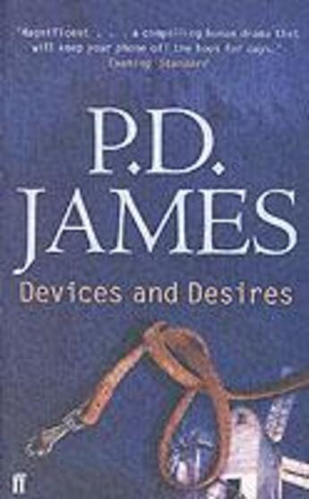 Couverture du livre « Devices and desires » de Phyllis Dorothy James aux éditions Faber Et Faber