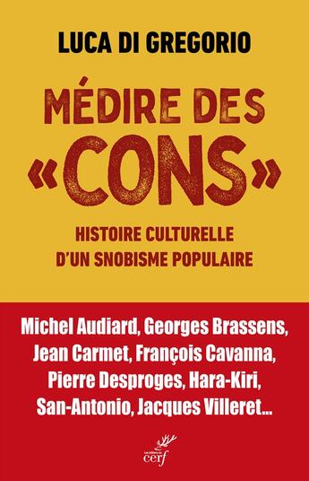 Couverture du livre « Médire des 