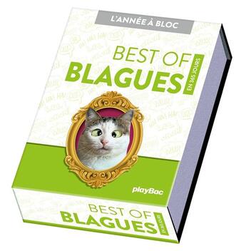 Couverture du livre « L'année à bloc ; best of blagues en 365 jours » de  aux éditions Play Bac