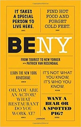 Couverture du livre « Be ny » de Van Rosendaal P aux éditions Lannoo