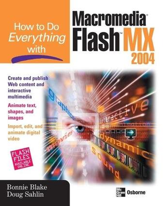 Couverture du livre « Macromedia flash mx (2004) » de Blake Bonnie aux éditions Mcgraw-hill Education