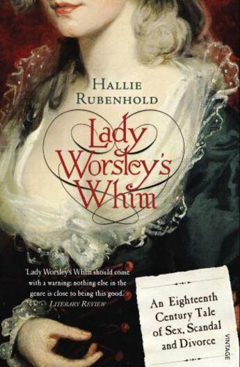 Couverture du livre « Lady Worsley's Whim » de Rubenhold Hallie aux éditions Random House Digital