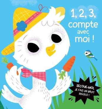 Couverture du livre « 1, 2, 3, compte avec moi ! » de Stephanie Hinton aux éditions Casterman