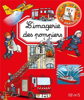 Couverture du livre « L'imagerie des pompiers » de Philippe Simon et Emilie Beaumont et Marie-Laure Bouet aux éditions Fleurus