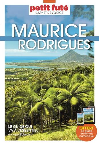 Couverture du livre « Carnet de voyage : Maurice, Rodriguez » de Collectif Petit Fute aux éditions Le Petit Fute