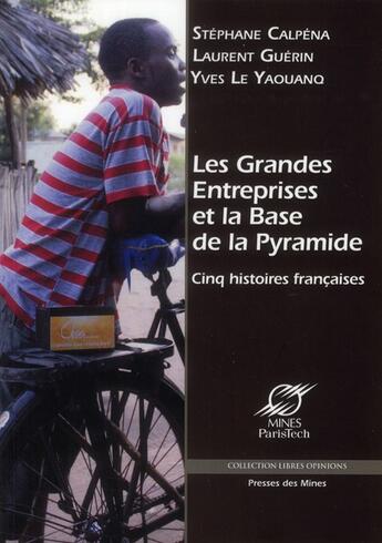 Couverture du livre « Les grandes entreprises et le bas de la pyramide ; cinq histoires françaises » de Stephane Calpena aux éditions Presses De L'ecole Des Mines