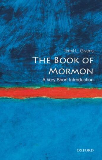 Couverture du livre « The Book of Mormon: A Very Short Introduction » de Givens Terryl L aux éditions Oxford University Press Usa