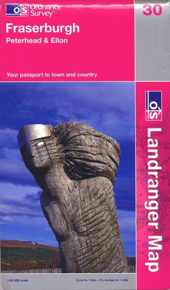 Couverture du livre « Fraserburgh-peterhead 1/50 000 » de  aux éditions Ordnance Survey