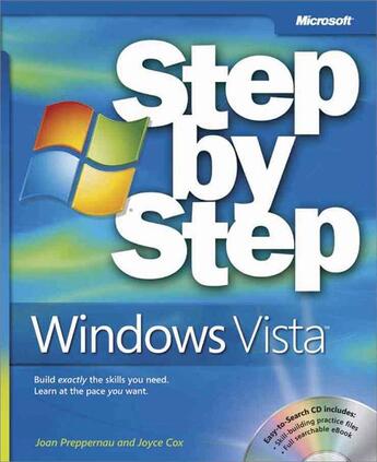 Couverture du livre « Microsoft Windows Vista ; step by step » de Joan Preppernau et Joyce Cox aux éditions Microsoft Press