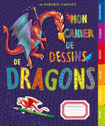 Couverture du livre « Mon cahier de dessins de dragons » de  aux éditions Larousse