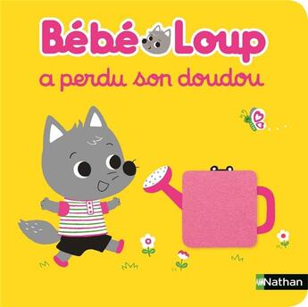 Couverture du livre « Bébé Loup a perdu son doudou » de Emiri Hayashi aux éditions Nathan