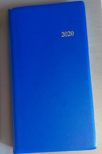 Couverture du livre « L'agenda du chrétien 2020 ; bleu » de  aux éditions Cerf