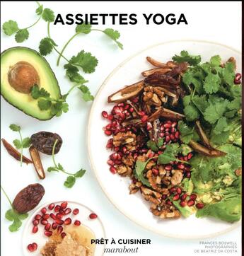 Couverture du livre « Assiettes yoga » de Frances Boswell aux éditions Marabout