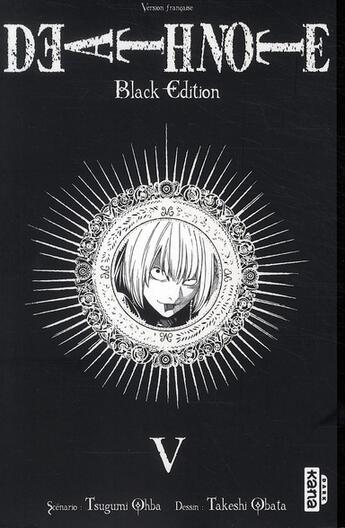 Couverture du livre « Death note - black edition Tome 5 » de Takeshi Obata et Tsugumi Ohba aux éditions Kana