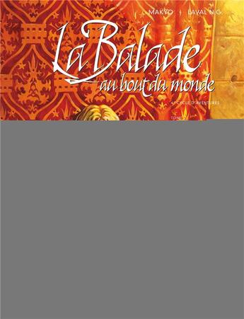 Couverture du livre « Balade au bout du monde - cycle 4 Tome 2 : pierres invoquées » de Makyo et Laval aux éditions Glenat