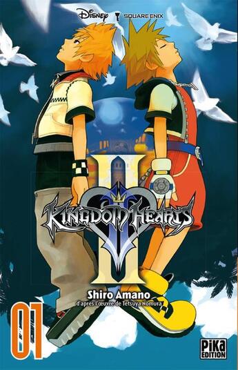 Couverture du livre « Kingdom Hearts II Tome 1 » de Shiro Amano et Tetsuya Nomura aux éditions Pika