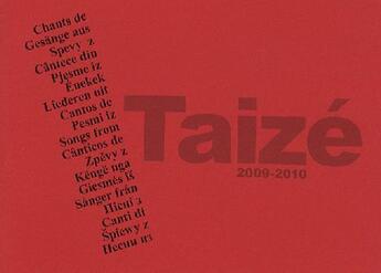 Couverture du livre « Chants de Taize (édition 2009/2010) » de  aux éditions Presses De Taize