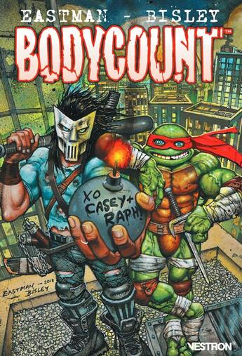 Couverture du livre « Bodycount » de Kevin Eastman et Simon Bisley aux éditions Vestron