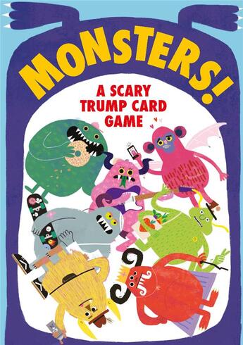 Couverture du livre « Monsters! a scary trump card game » de Rob Hodgson aux éditions Laurence King