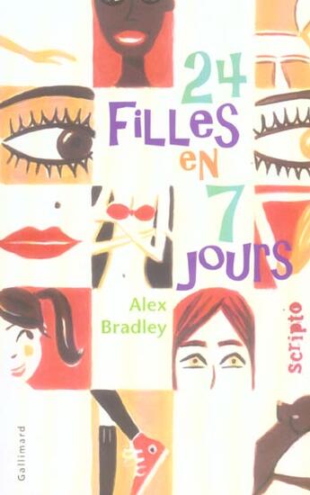 Couverture du livre « 24 filles en sept jours » de Alex Bradley aux éditions Gallimard-jeunesse