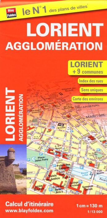 Couverture du livre « Lorient ; Lanester » de  aux éditions Blay Foldex