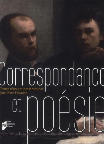 Couverture du livre « Correspondance et poesie » de Pur aux éditions Pu De Rennes
