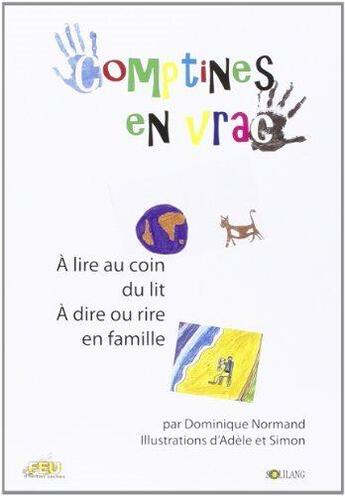 Couverture du livre « Comptines en vrac » de Dominique Normand aux éditions Solilang