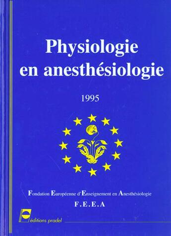 Couverture du livre « Physiologie En Anesthesiologie 1995 » de Sherpereel/Lamy aux éditions Pradel