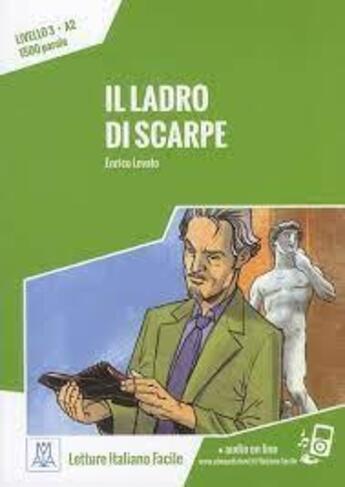 Couverture du livre « Il ladro di scarpe (libro + mp3 on line) » de  aux éditions Alma Edizioni