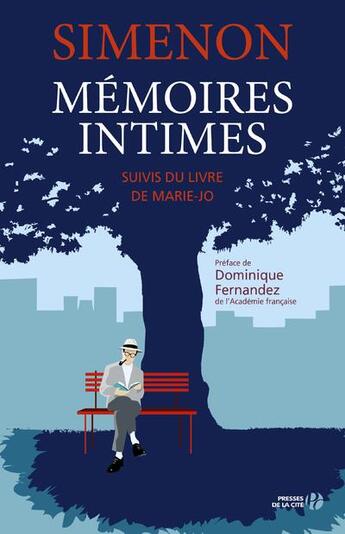 Couverture du livre « Mémoires intimes ; livre de Marie-Jo » de Georges Simenon aux éditions Omnibus