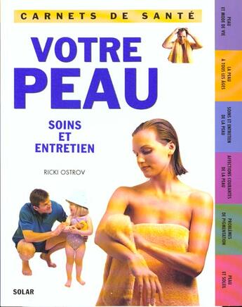 Couverture du livre « Carnets De Sante ; Votre Peau » de Ricki Ostrov aux éditions Solar