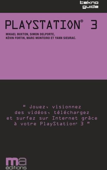 Couverture du livre « PS3 » de Play3live aux éditions Ma